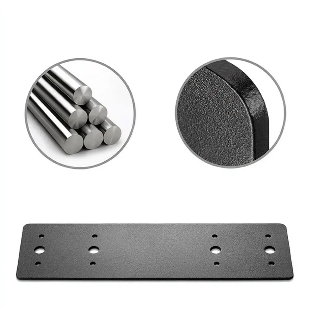 Heavy Duty Flat Metal Bracket For RTF I Shape Wood Joint Connector Truss Support Repair Furniture Fixing Hardware