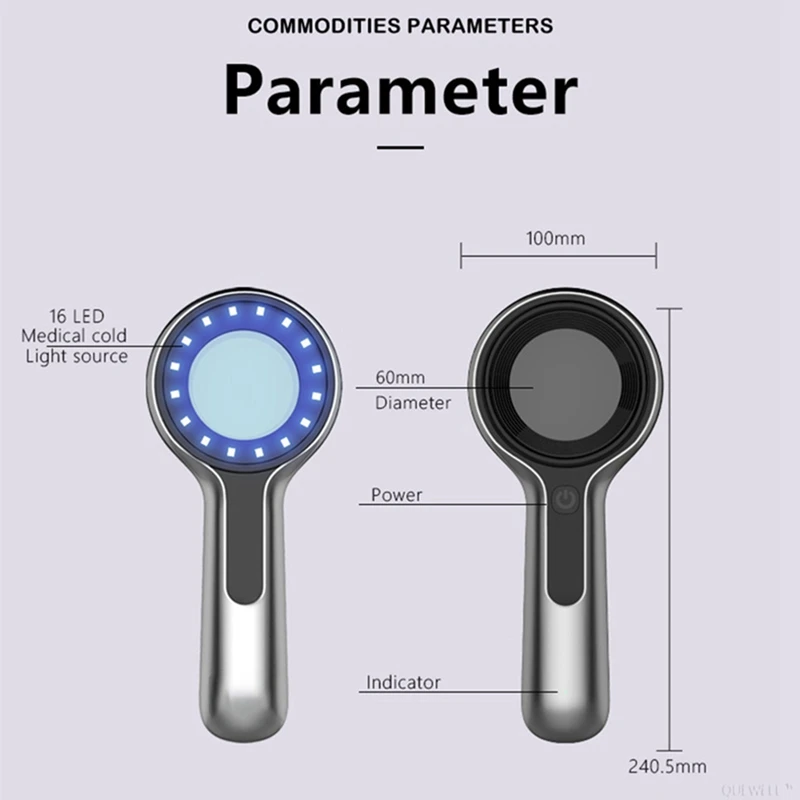 Woods Lamp Skin Analyzer Skin UV Magnifying For Beauty Facial Testing Wood Lamp Light For Skin Care Analysis Testing