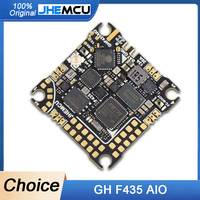 JHEMCU GHF435AIO V2 20A Flight Controller 2-4S with OSD Baro Blackbox 16MB GPS Built-in ELRS 2.4G CRSF for RC FPV Freestyle