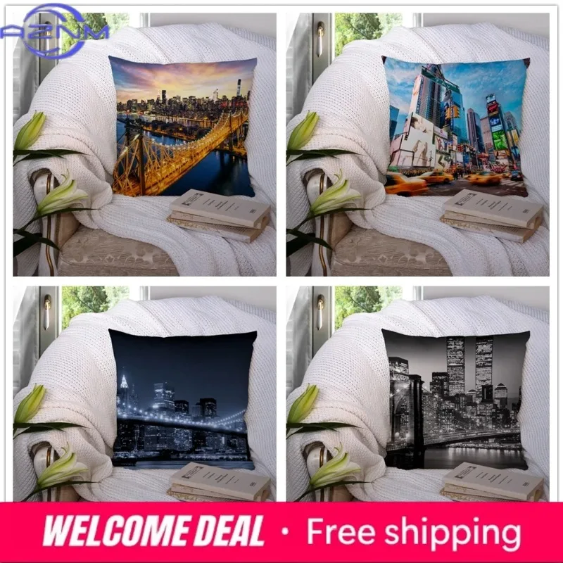 Home Textiles New York - Home Decor New York Night Pillow