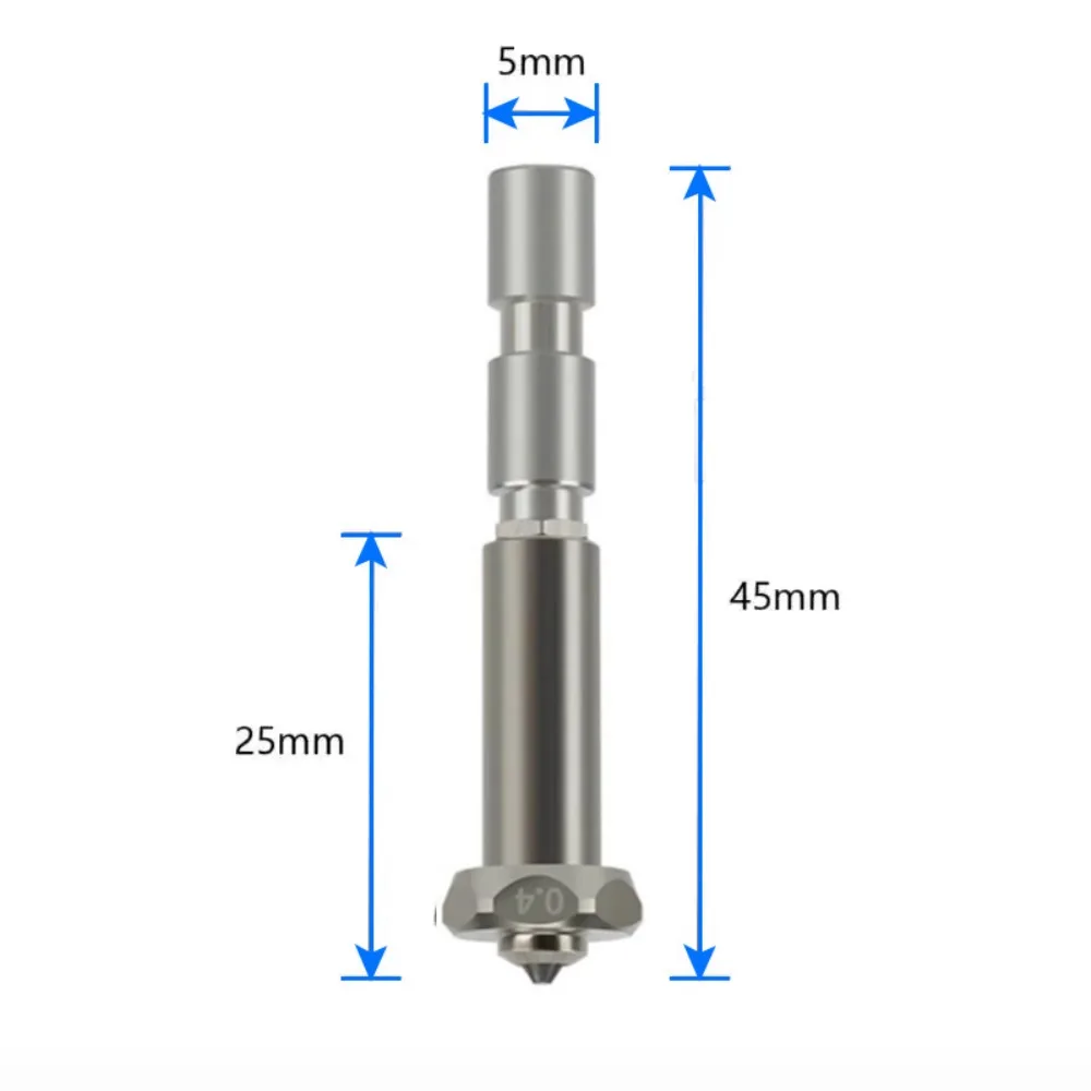 3D Printer Accessories for Longitudinal Anycubic Kobra 3 Max Combo Hot End Integrated Hardened Steel Nozzle