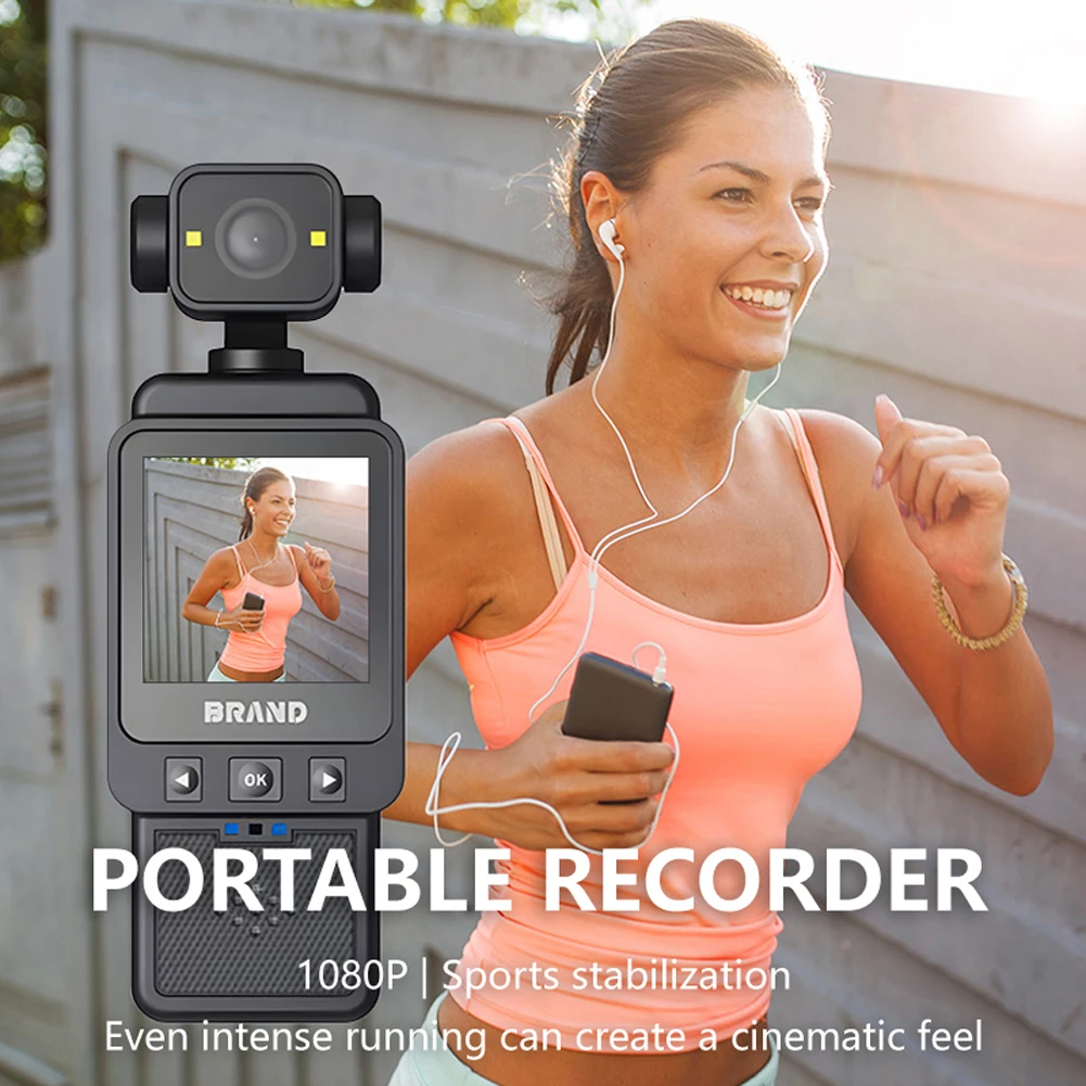 1080P WiFi Action Kamera Reise Fahrrad Fahrer Recorder Taschenkamera für Outdoor Sport Fahrrad Reisen