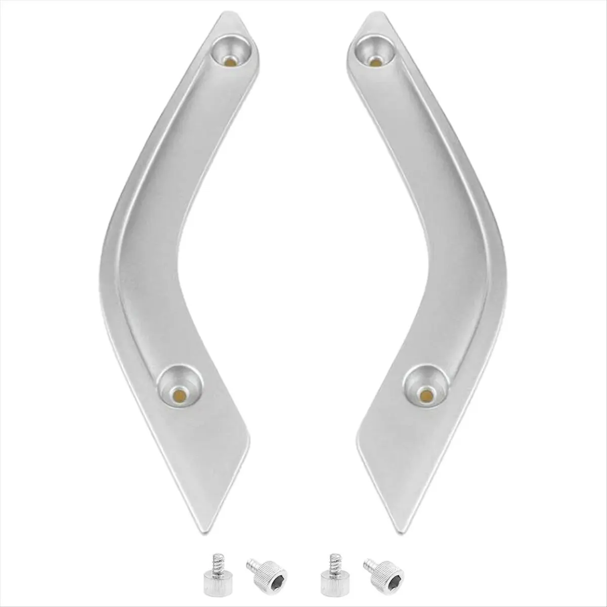 Compatible Door Handle Cover Trim Panel for Jk 2011-2017 Door Handle Insertion Cover 1Rc72Jahad Silver