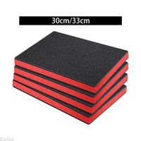 4Pcs Tool Box Foam Inserts Packing Foam Pads Camera Case Cushioning Insert Sheet for Transport DIY Crafts Toolbox Liner
