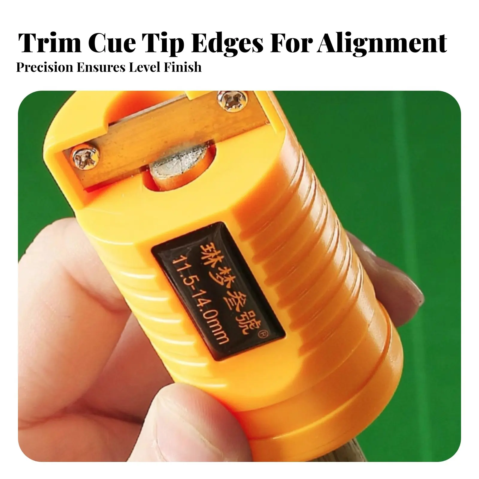 

Набор для ремонта наконечников бильярдных киев из 3 предметов: многофункциональный инструмент для формирования и восстановления наконечников, безопасный и портативный