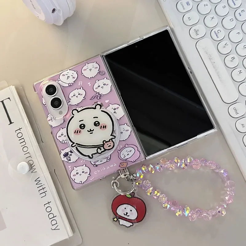 HOT Chiikawa Magnetic Phone Case for Samsung Galaxy Z Fold 8 Ultra 8 Fold 7 6 5 Foldable Full Body Drop Resistant Comfort Grip