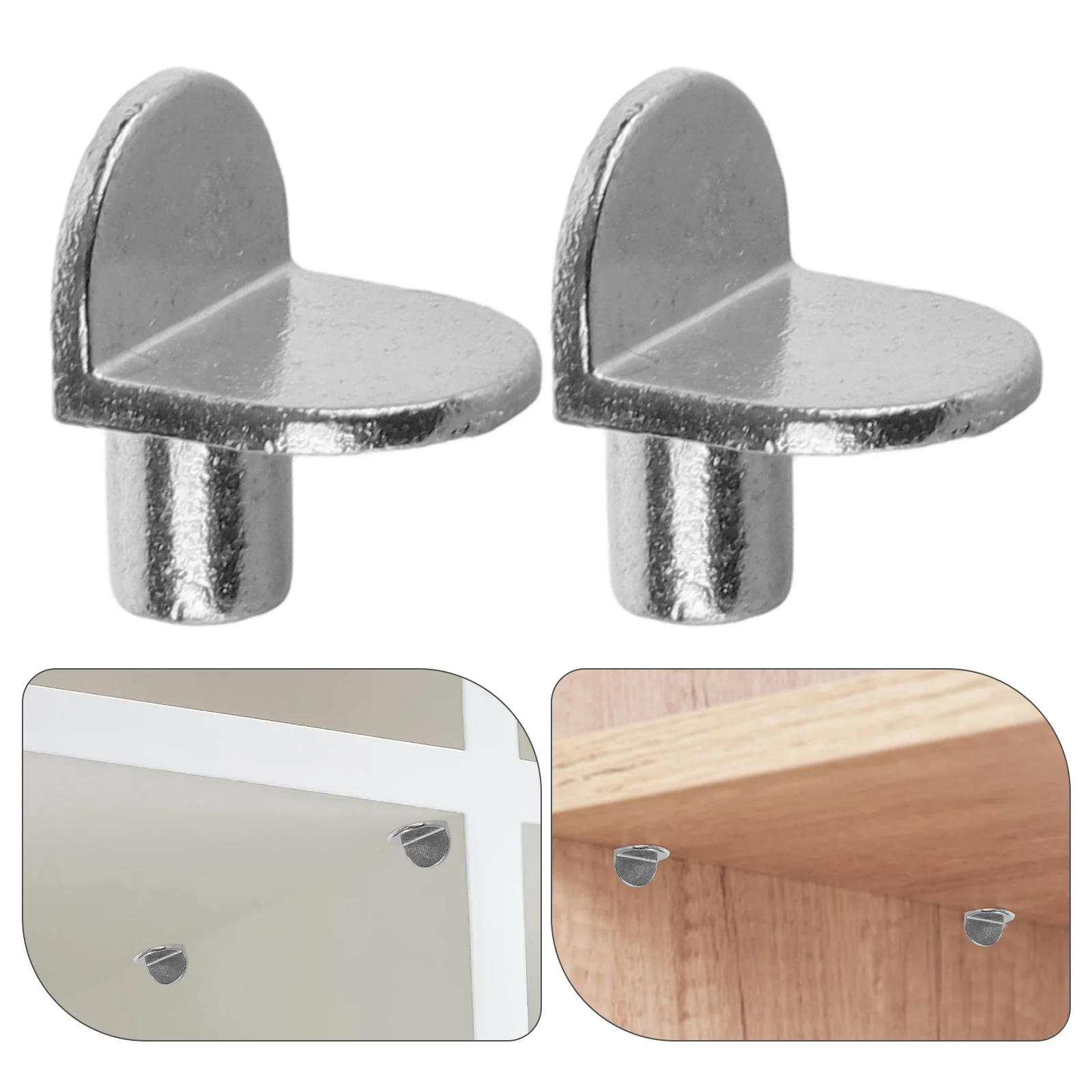 

100pcs Cabinet Pegs Shelf Supports Shelf Pins For Bookcases Display Cabinets Wood Shelving Lightweight Durable Closet Bracket
