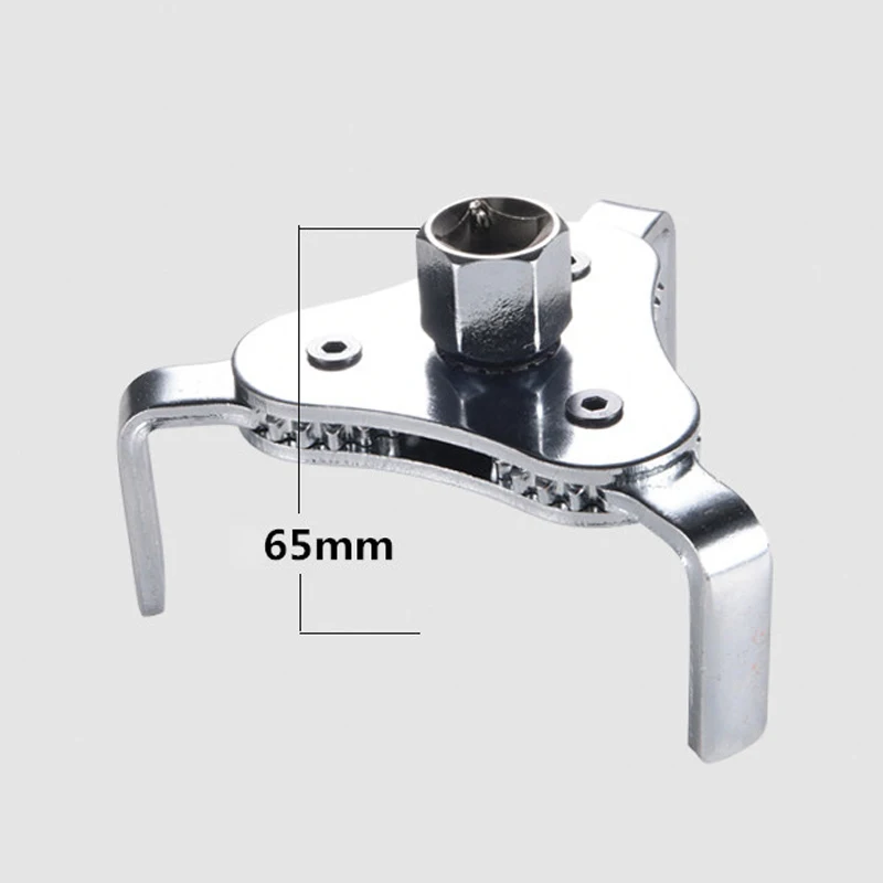 

3 Jaw Oil Filter Wrench Adjustable Steel for Car Fuel System Heavy Duty Housing Removal Anti Slip Durable OEM Replacement Repair