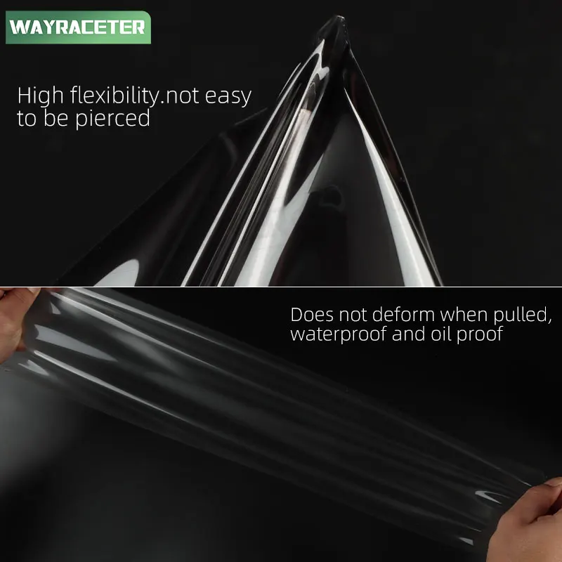 2 قطعة سيارة العلوي تينت المدخن الأسود طبقة رقيقة واقية الجبهة شفافة ملصق من البولي يوريثان لسيارات BMW M3 G80 G81 M4 G82 G83 2021 2023 2024 #3