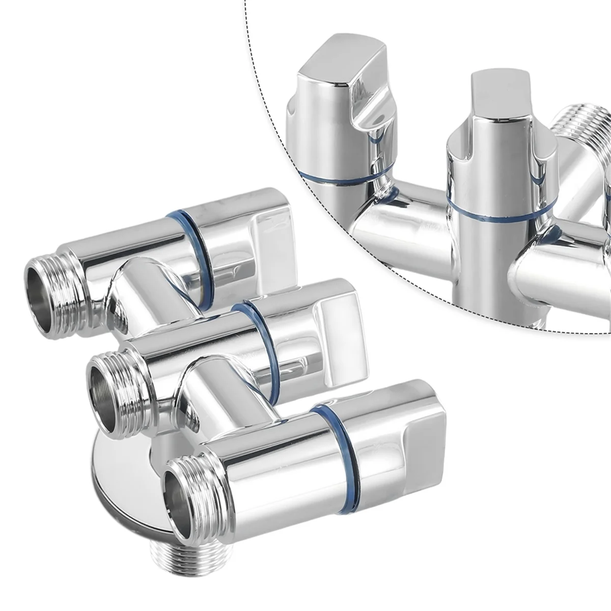 Valve d'Angle à 3 Voies Améliorez la Fonctionnalité de Votre Maison ou Espace Commercial avec la Valve de Déviation à Trois Voies A