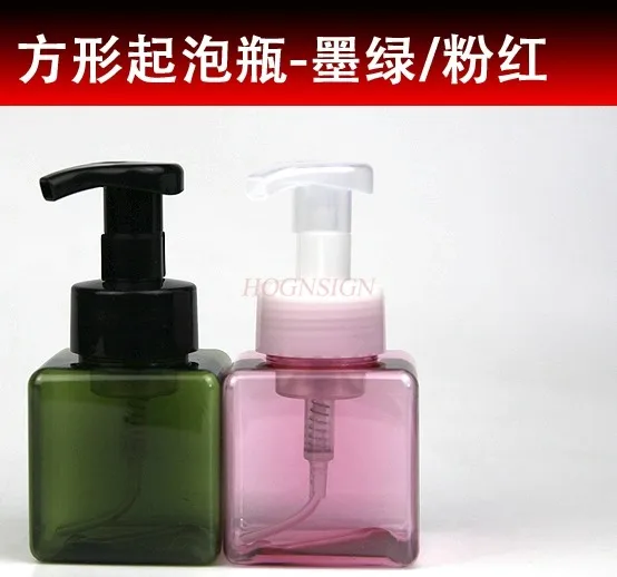 Tattoo equipment square bubble bottle green algae green soap blue algae blue soap transparent empty bottle