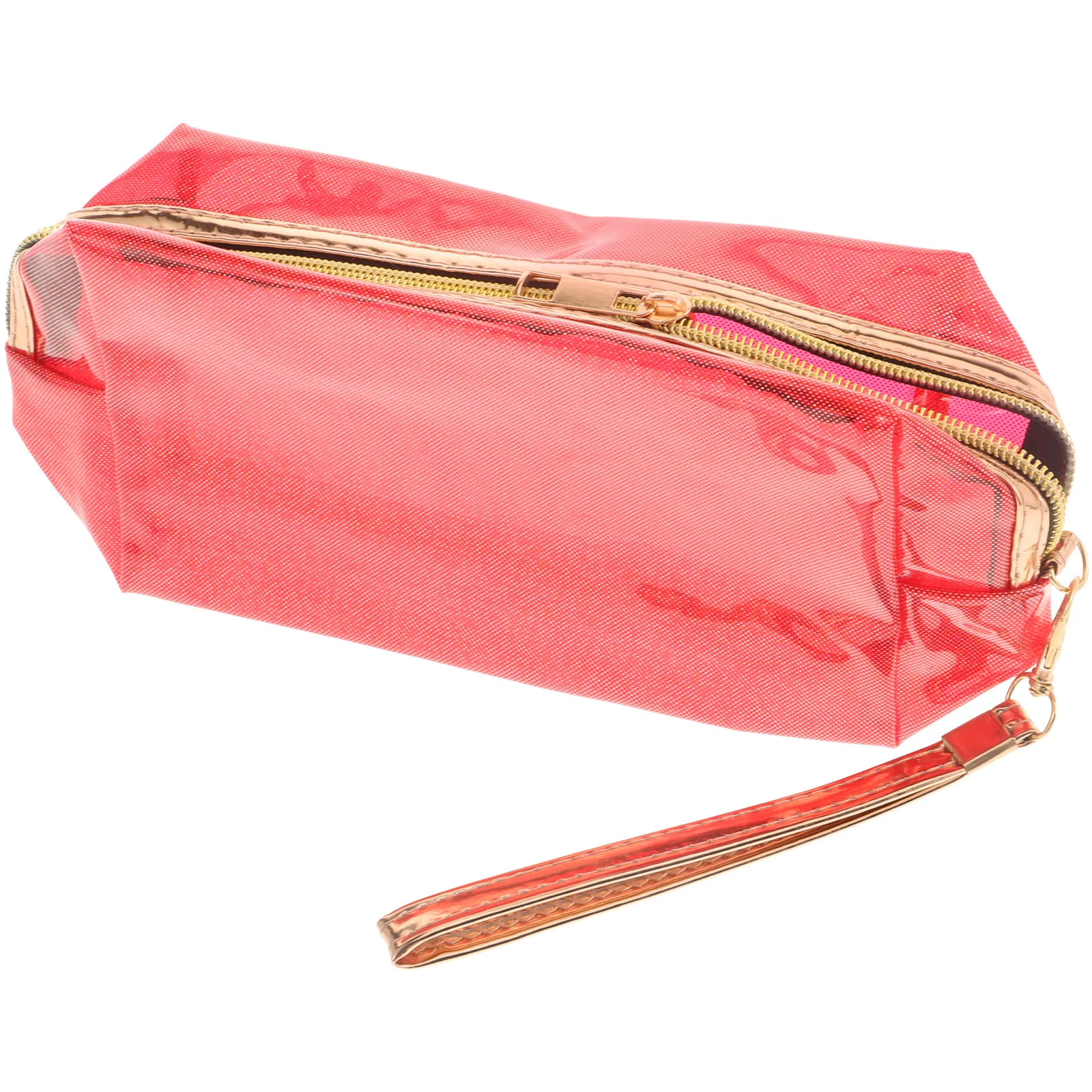 

Gradient Pu Makeup Organizer Travel Toiletry Zipper Women Storage Bag Toiletries Nail Art Accessories Personal