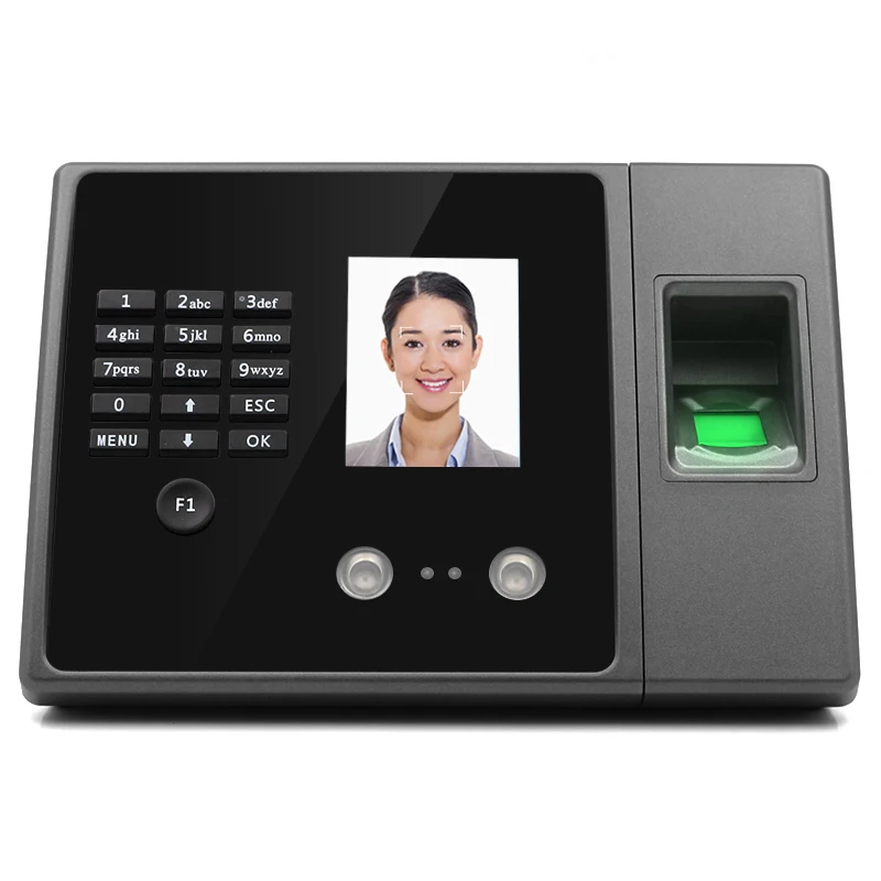 Time Clocks for Employees Small Business with Face, Finger Scan, Password Office Time Time Attendance Machine