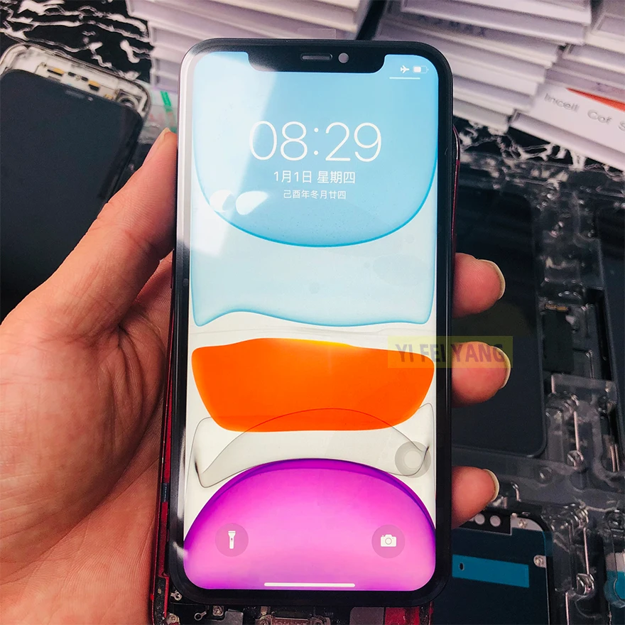 Imagem -06 - Teste Bem Melhor Qualidade para Iphone x xs xs Max xr 11 Pro Max 12 13 Incell Lcd com Digitador de Tela Sensível ao Toque Pcs