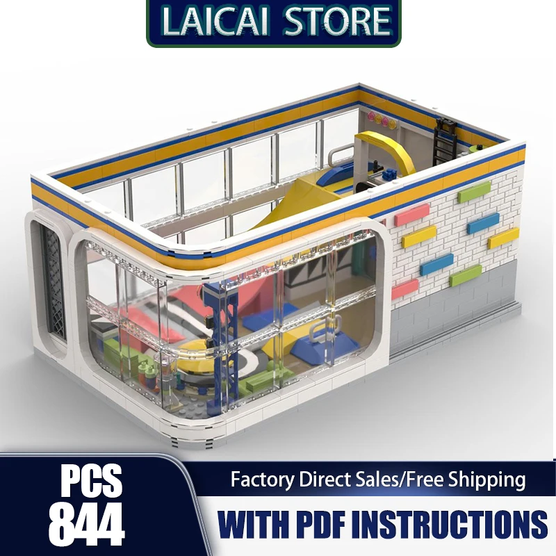 Modular City Building Model Moc Building Blocks Friendships Building Model Technology Bricks DIY Assembly Holiday Toy Set Gifts