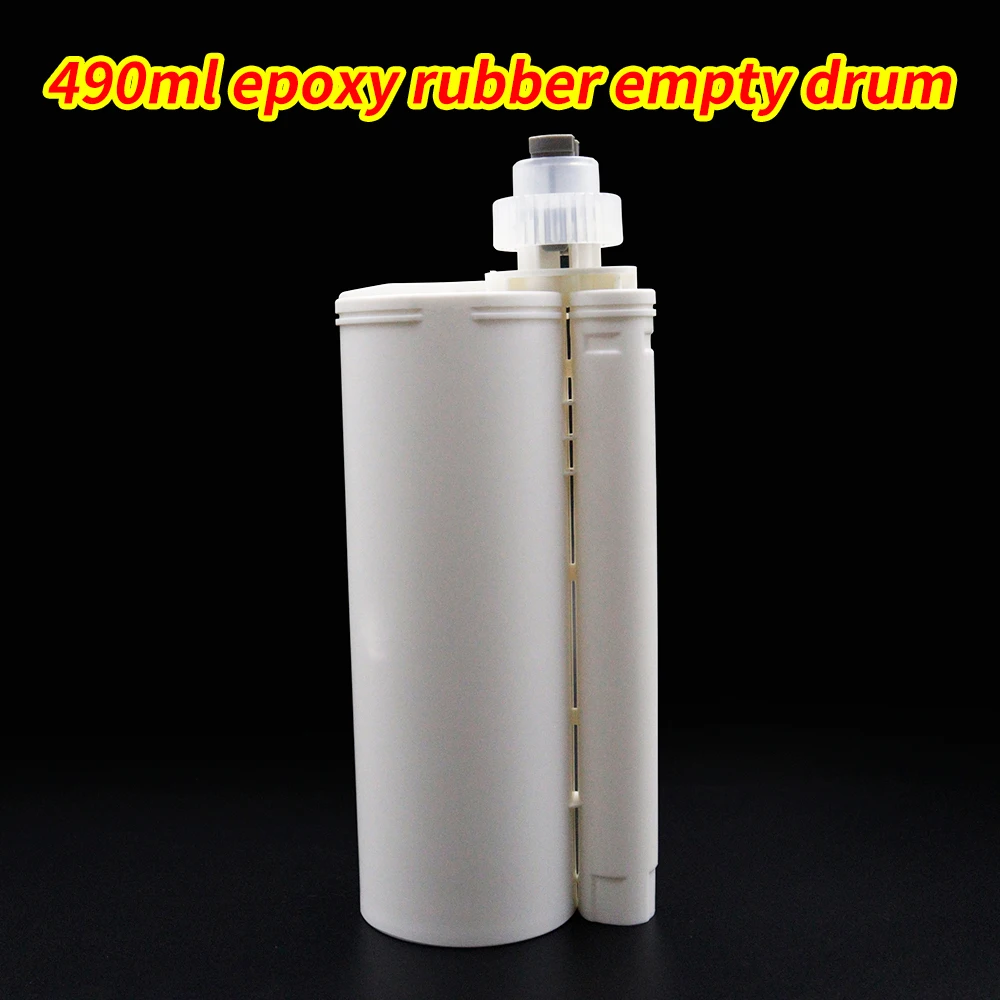 

Empty double-barrel syringe 490ml AB two-component epoxy glue Empty barrel 10:1 mixing ratio epoxy resin tool