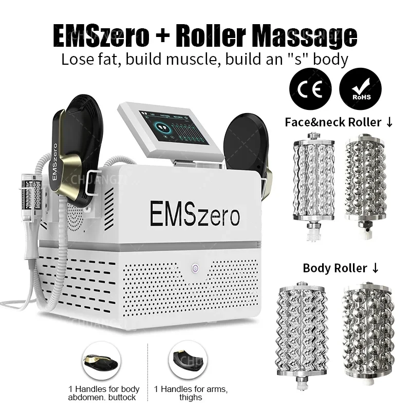 

Модернизированный профессиональный ролик EMSZERO 2 в 1 с шариками для похудения 40K, вакуумный аппарат для похудения 5D с микровибрацией