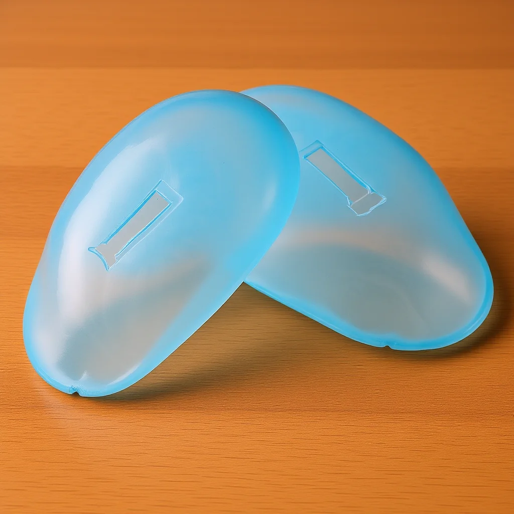 

2Pcs Silicone Ear Cover for Hair Dye Waterproof Ear Protector Shield Reusable Shower Cap Accessory Universal Fit for Salon and