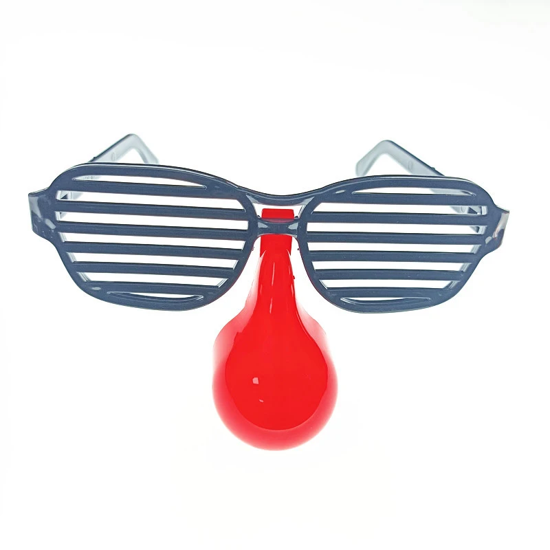 1Pc adulti bambini novità scherzo occhiali da Clown occhiali divertenti giocattoli Party gag scherzi accessorio Prop Kid Halloween oggetti di scena ingannevoli