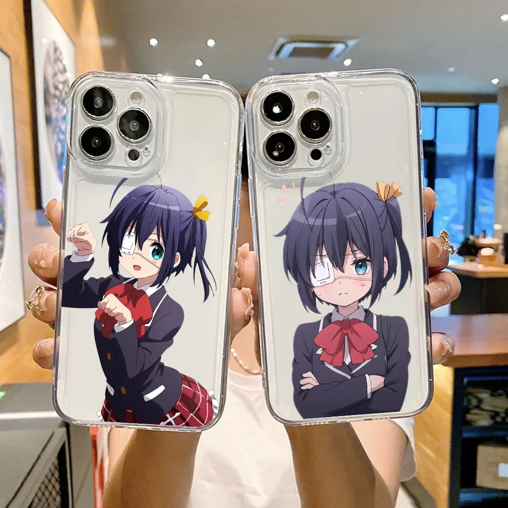 Funda de teléfono Love, Chunibyo y otros delirios FUNDA para IPhone 12 11 13 14 15 16 MINI Max Pro Plus, parte trasera transparente suave a prueba de golpes