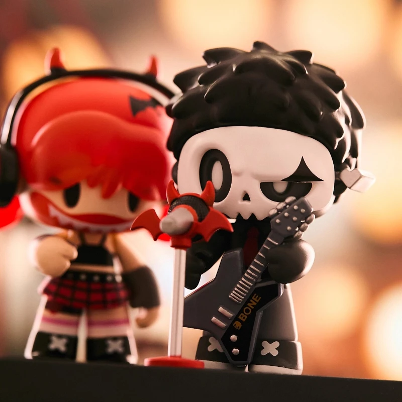 MR.BONE Junior 2.0 Live in A Zombie World Series Blind Box Caixa