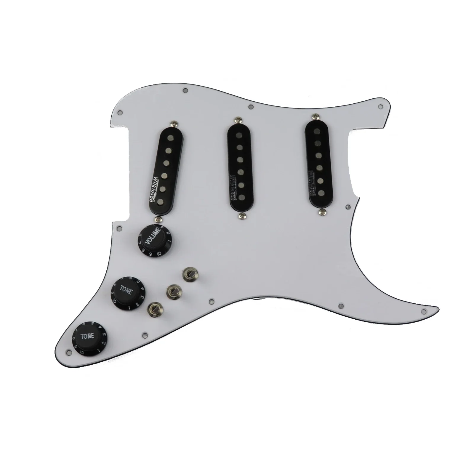 

Prewired Pickguard 7-Way type fully loaded Wilkinson SSS Ainico 5 Single coil Pickups Set For Guitar Pickups