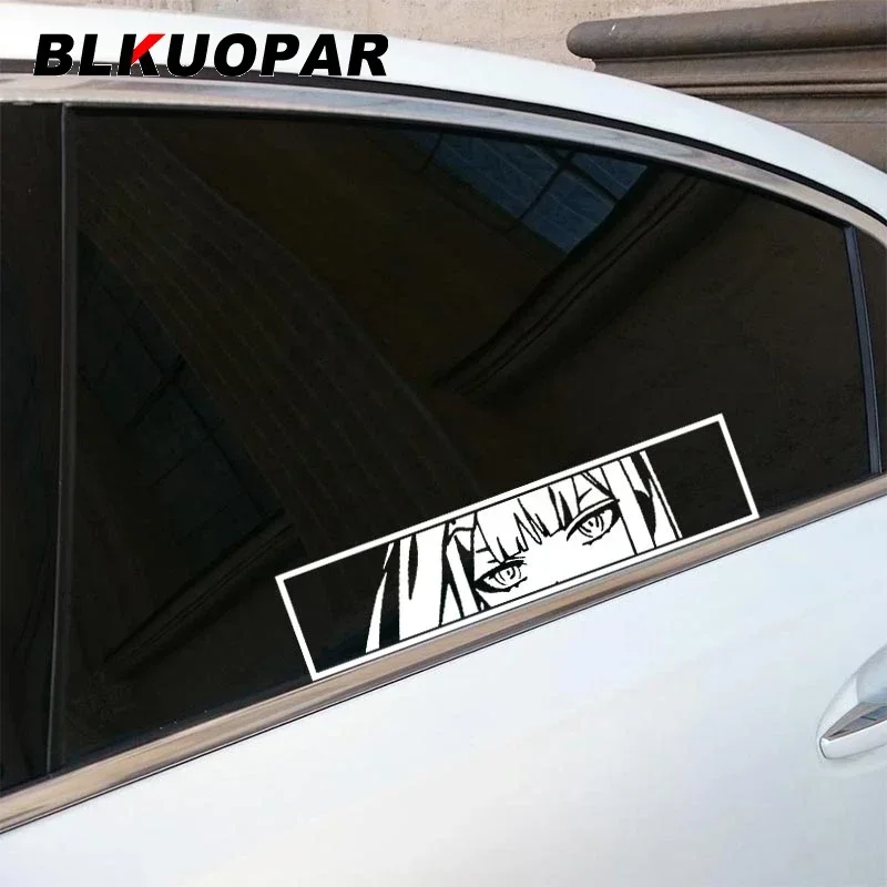 BLKUOPAR Zero Two Eyes Car Stickers RV JDM Anime Creative Decal Waterproof Trunk Refrigerator Decoration Surfboard Car Lable