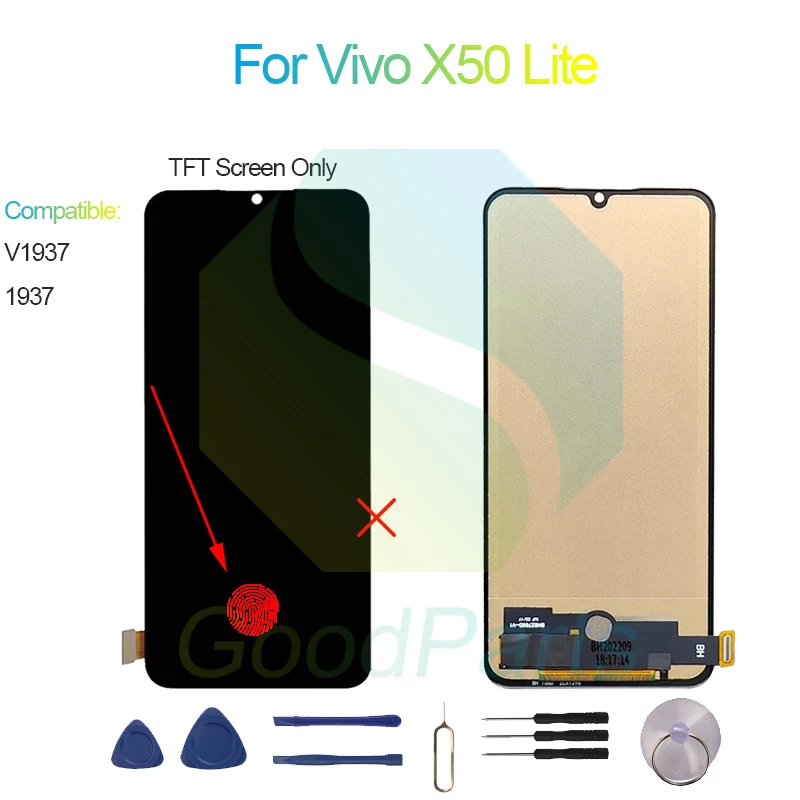 For VIVO X50 Lite LCD Display Screen 6.44