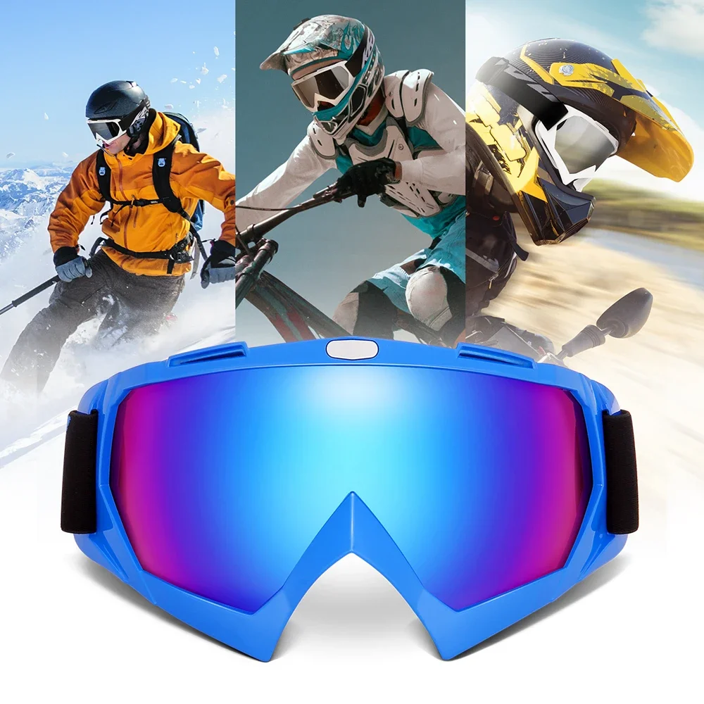 KEMIMOTO Motorcycle Sunglasses Eyewear Outdoor Helmet Motocross Goggles ATV Dirt Bike UTV Motocross Goggles Glasses