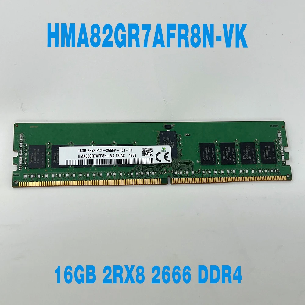 

1PCS For SK Hynix RAM 16G 16GB 2RX8 2666 DDR4 PC4-2666V HMA82GR7AFR8N-VK Memory