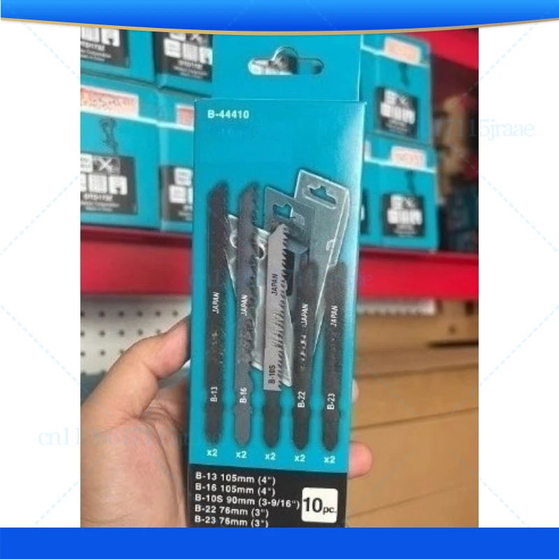 

Handheld saw blade set for Makita B-44410 curved saw blades, including wood and metal