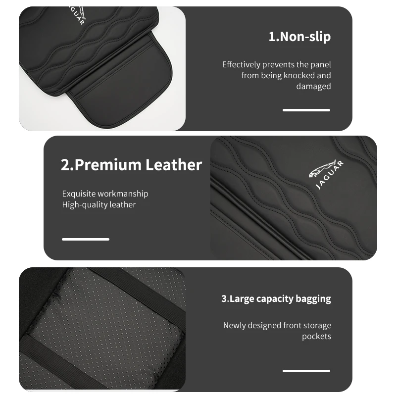 مسند ذراع السيارة وحدة التحكم المركزية مسند الذراع حصيرة حماية لجاكوار XF XJ XE S-Type F-Type X-Type F-Pace I-Pace E-Pace XFR XKR