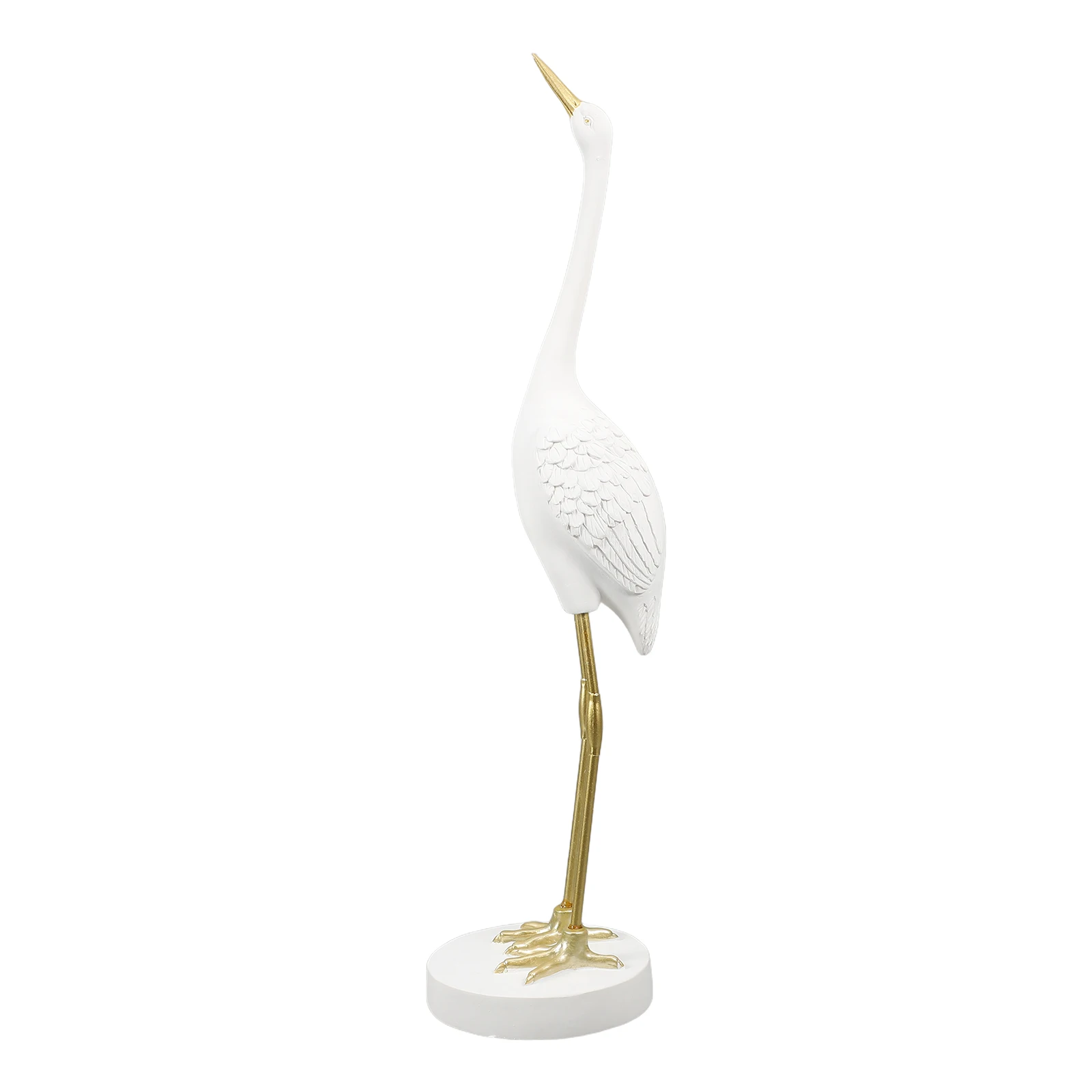 

Crane nament crowned Decor Elegant Resin Crafts Stylish Crane Resin Crafts Home Adornment Delicate Mini Model Household