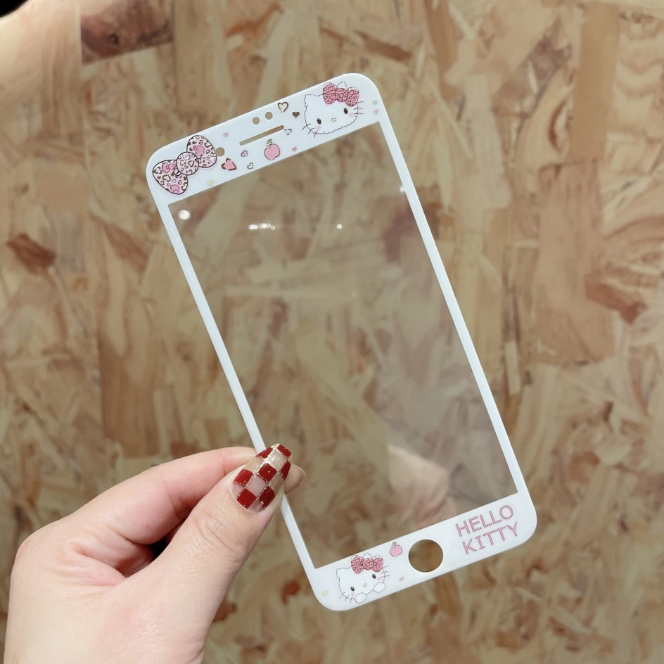 Screen Protector For IPhone 7 8Plus Tempered Glass For IPhone 6 6s plus Glass Film Hello Kitty Melody Cinnamoroll