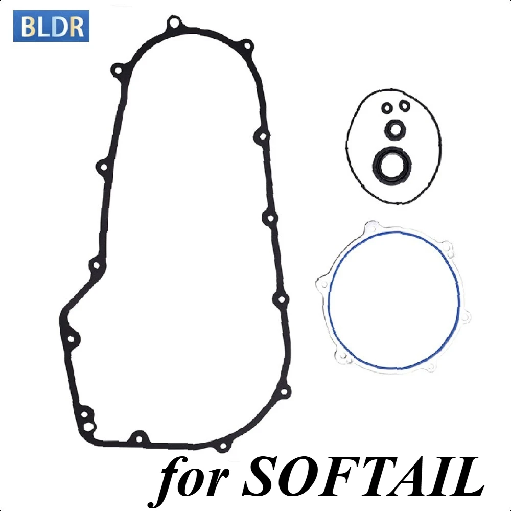 Motorcycle Clutch Cover Gasket Set for SOFTAIL BLACKLINE FXS CROSS BONES FLSTSB  FAT BOY LO HERITAGE SOFTAIL CLASSIC ANV DELUXE