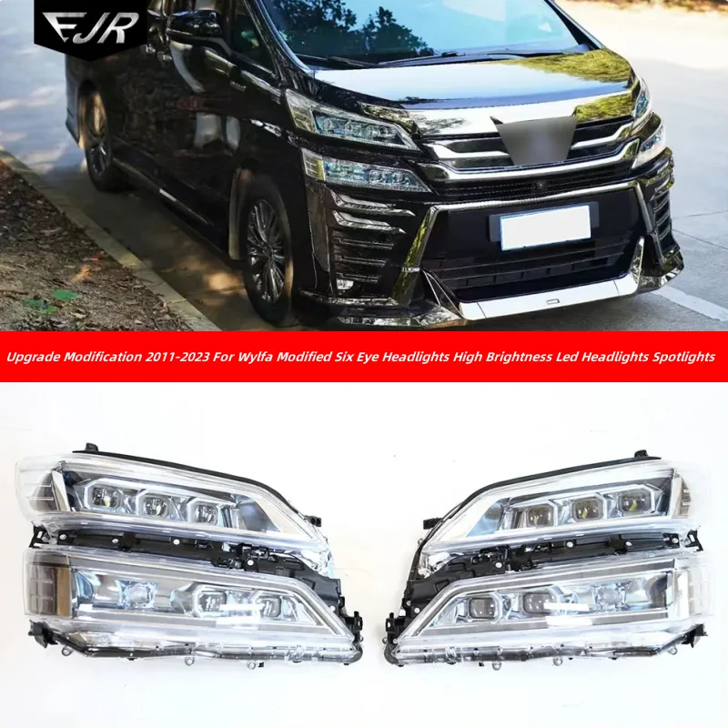 

Upgrade Modification 2011-2023 For Wylfa Modified Six Eye Headlights High Brightness Led Headlights Spotlights