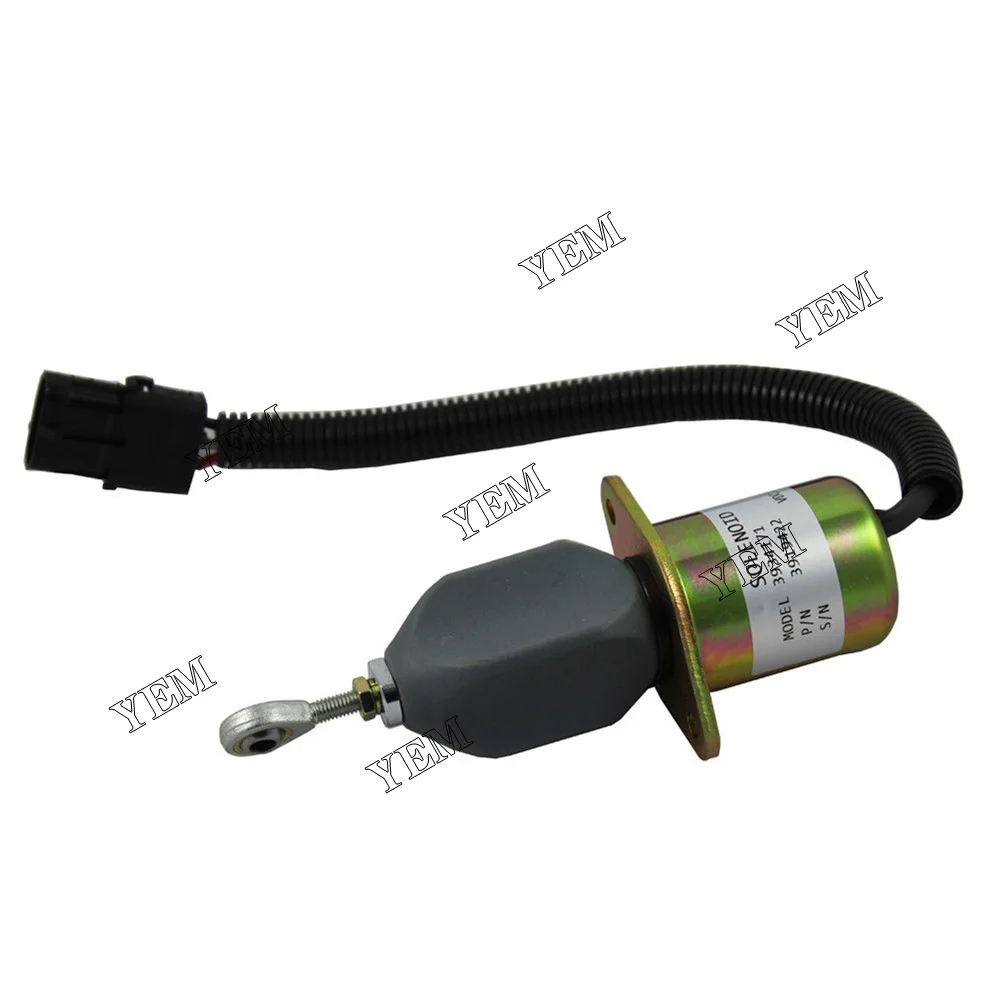 Brand-3919422 with Bracket FUEL SHUT OFF SOLENOID For 5.9L 8.3L For Cummins Ford