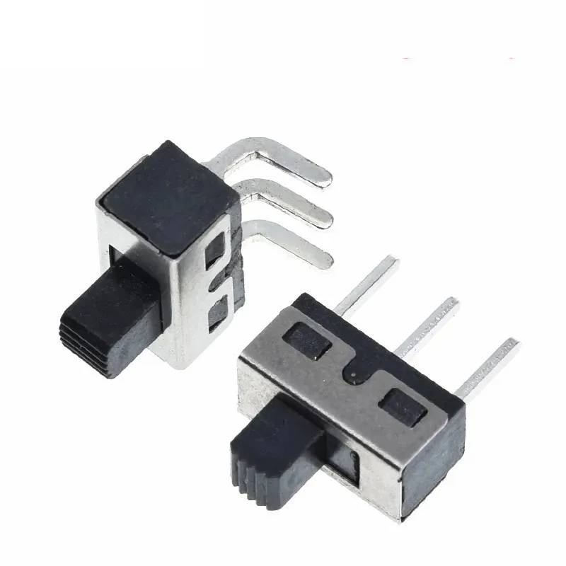 10pcs SS12D10 SS12D06 Toggle Switch Straight / Right Angle 3 Pin 1P2T Handle High Slide Toggle Switches High 5mm 2A 125V