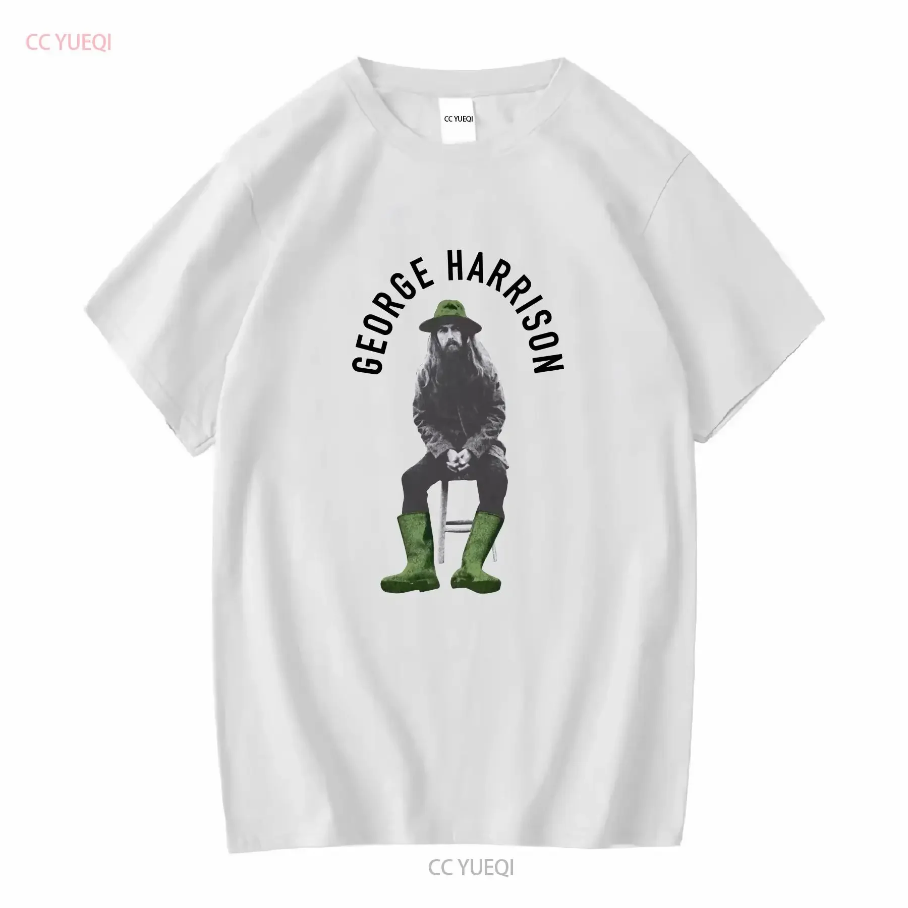 George Harrison design For Fans All Size T Shirt 1V2763 long sleeves vintage Washed Comfortable Stretched Stylish homme Unisex