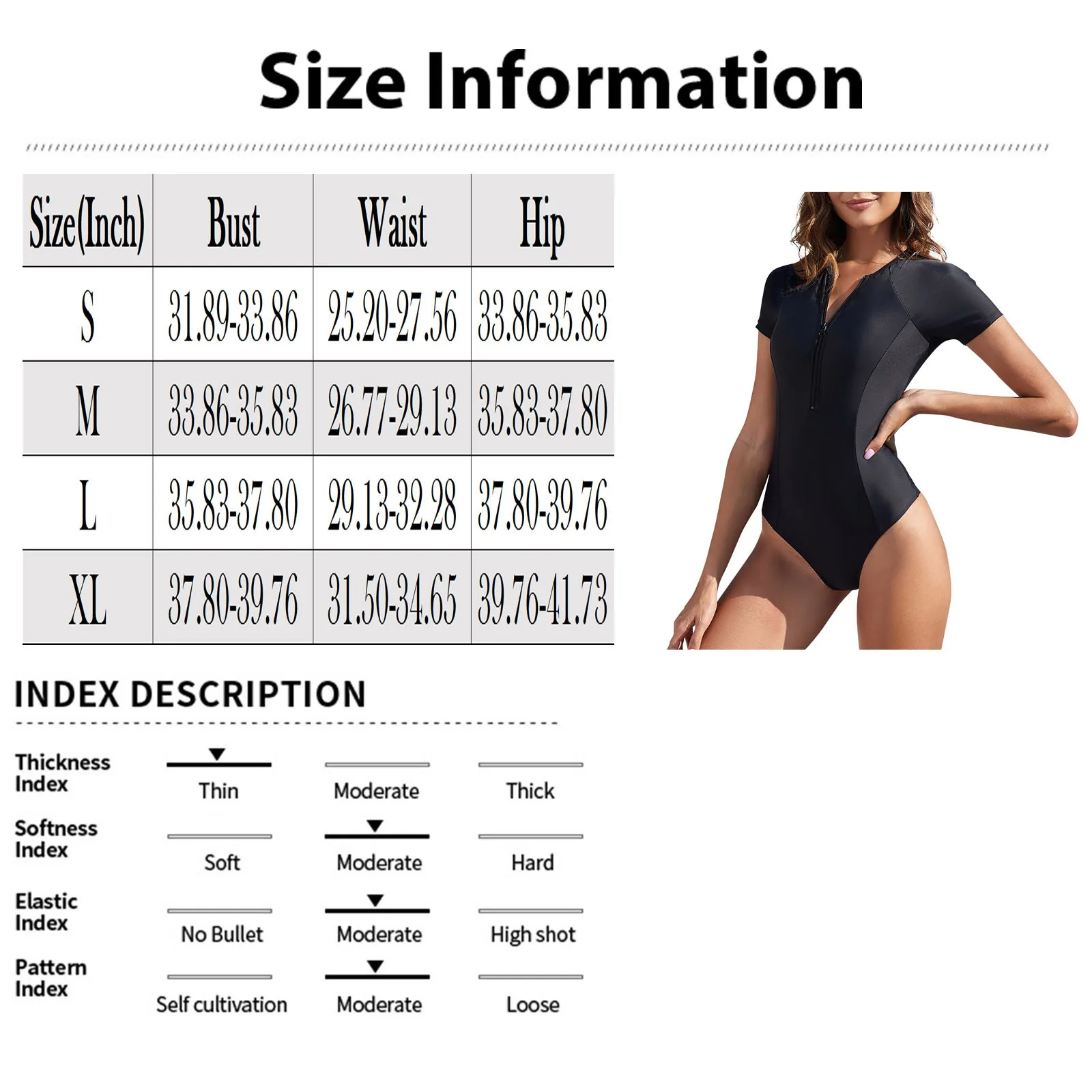 Women Summer Short Sleeve Rash Guard Swimsuit Sexy V-Neck Zipper Front Monokini Solid Color Slim Surfing Bathing Suit