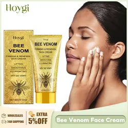 Bee Venom Face Cream Firming Lifting Fade Fine Line Improve Sagging Skin Increase Elasticity Tightening Nourish Facial Skin Care