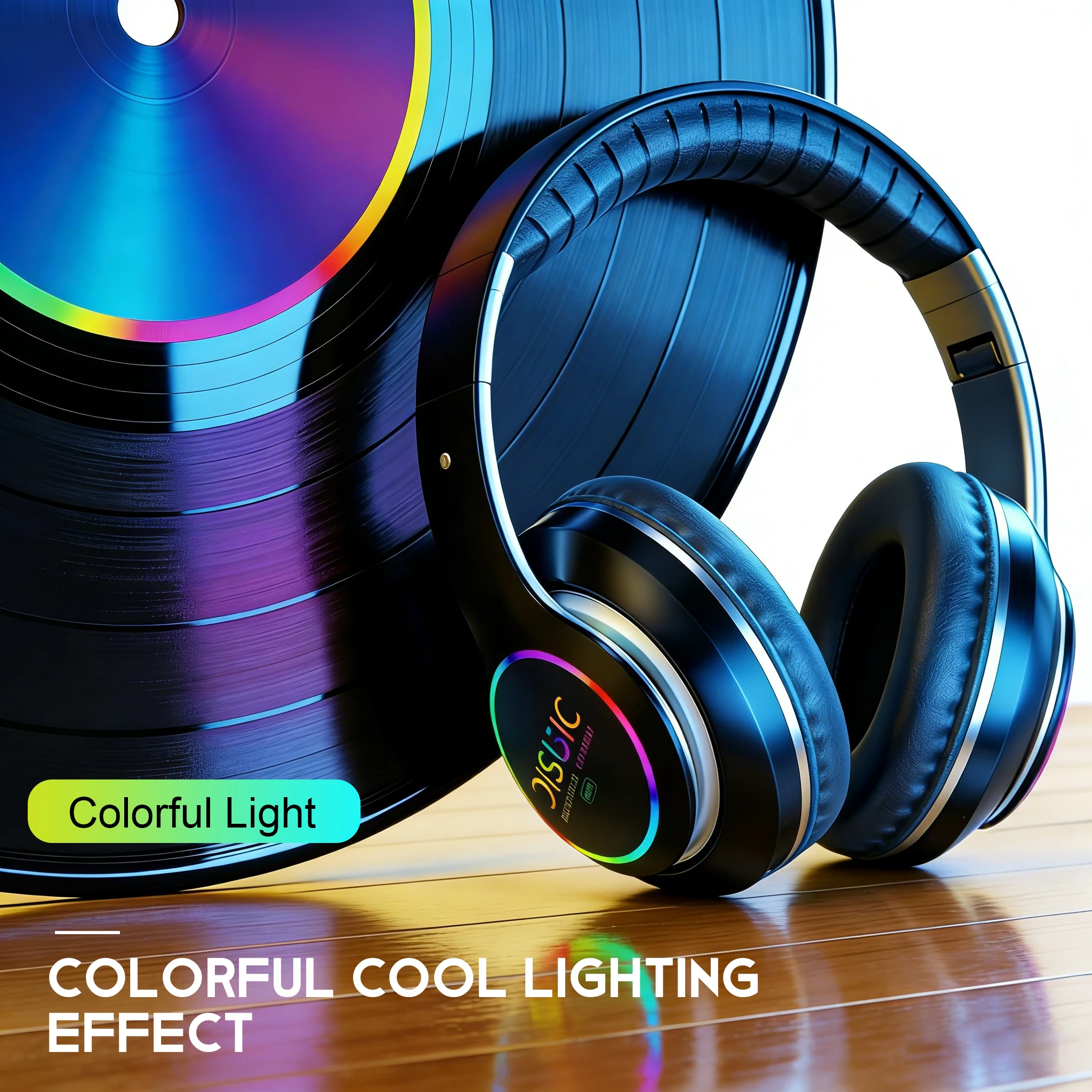 Wireless Bluetooth 5.0 Headphone With Microphone On-Ear Hea…