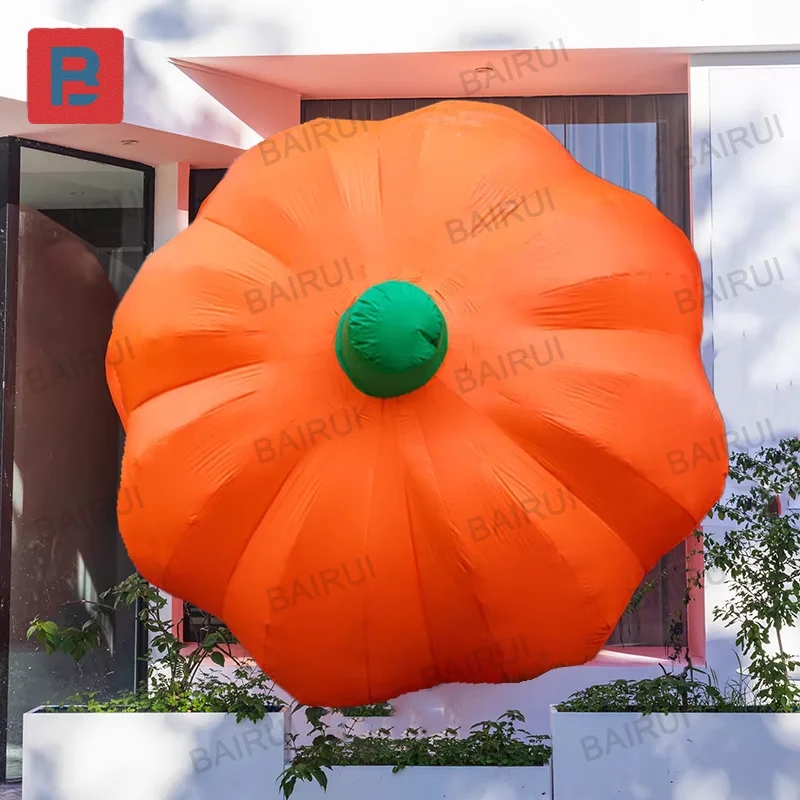 Ballon Gonflable de Citrouille Effrayante de Grande Taille pour Festival d'Halloween