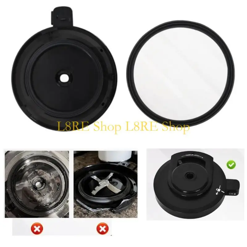 L8RE Efficient Outer Bowl Cover ABS Texture for NC299AMZ Series Preventing Spills and Enhancing Handmade Ice Cream Experience