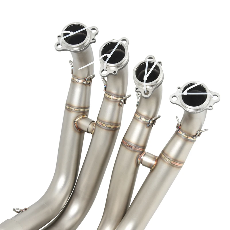 Sistem Knalpot Sepeda Motor Stainless Steel Pipa Penghubung Depan Peredam Suara Dengan DB Killer Untuk BMW S1000XR 2020-2023