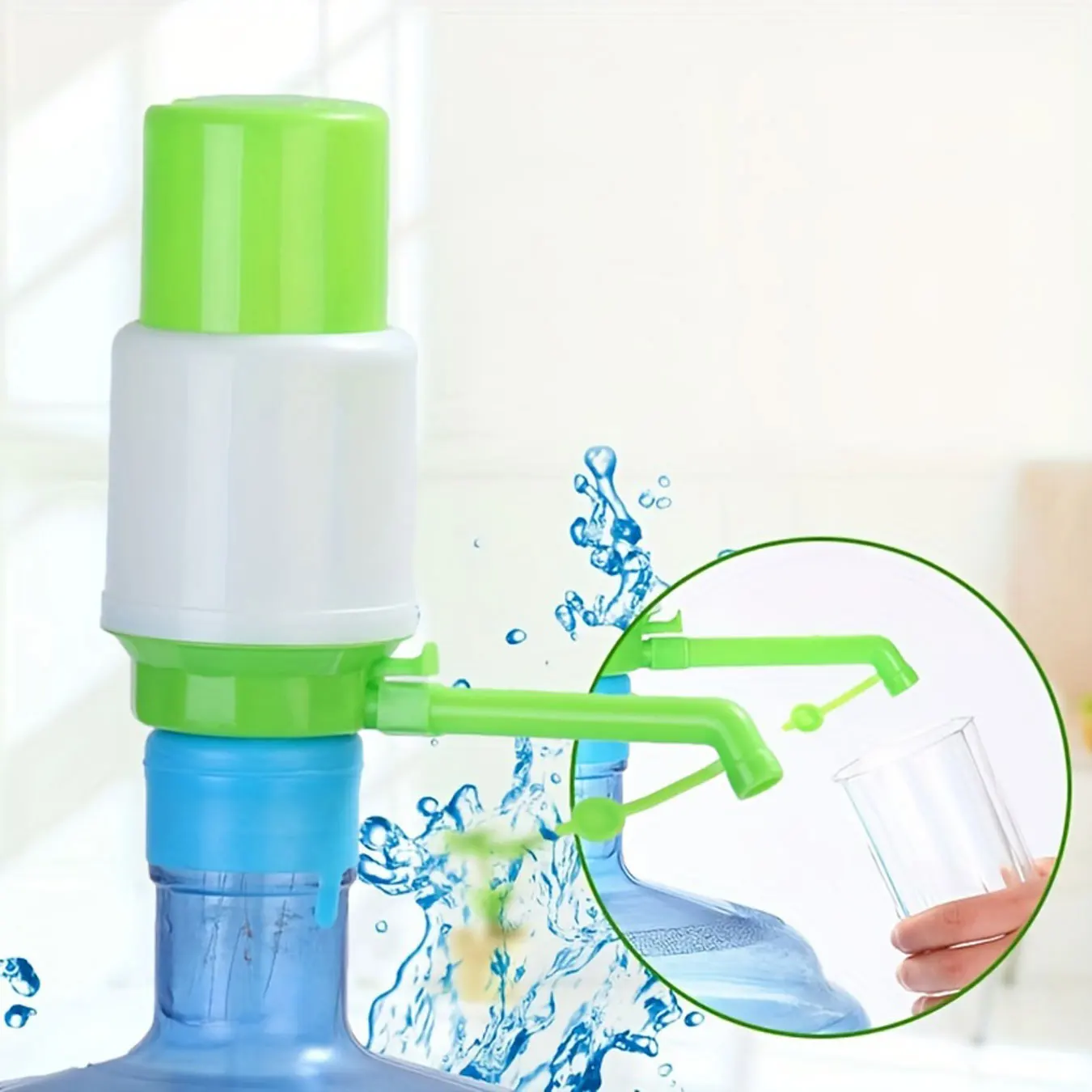 1PC Hand Pressure Water Pump, Bucket Water, Household Water Dispenser, Daily Hand Pressure