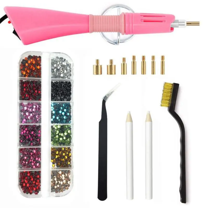 Hot fix Rhinestones Hotfix Applicator Crystal Glass Iron- Wand Strass For Clothes Decoration