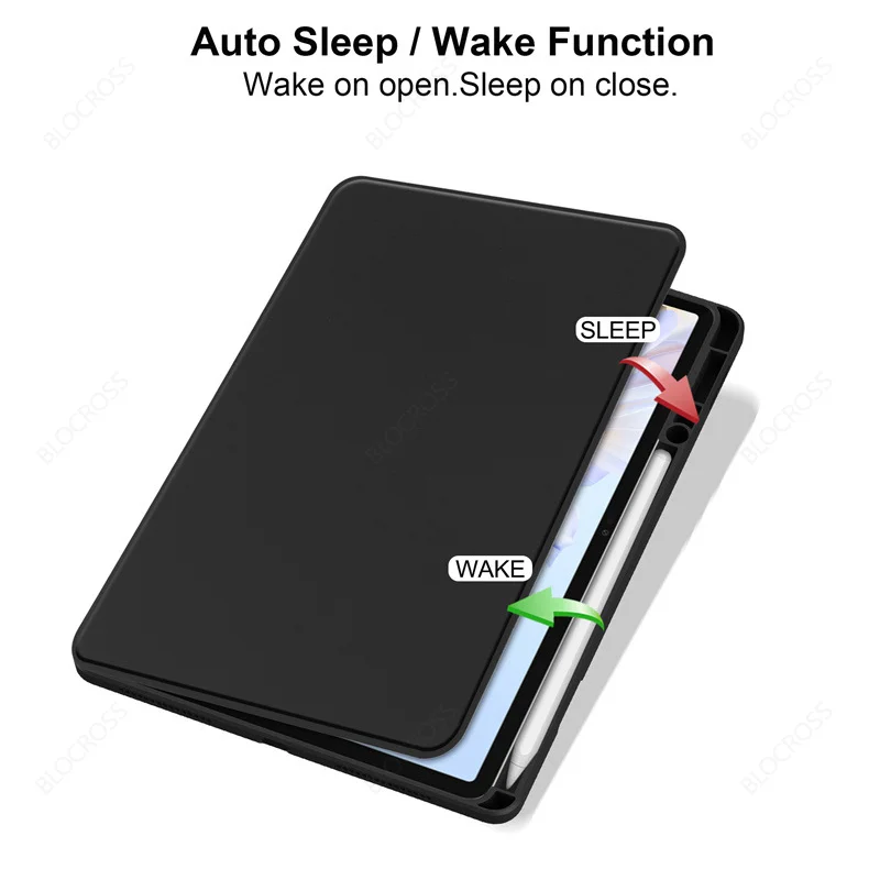 360° Rotation Protective Case For Redmi Pad 2 9.7 11 Pro 12.1 SE 11 10.6 8.7 MiPad 5 6 7 8 Pro 11 11.2  Auto Wake up Sleep Cover