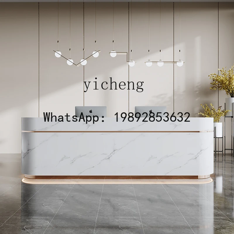 Reception Clothing Store checkout page Hotel Service Desk Curved Beauty Salon Bar