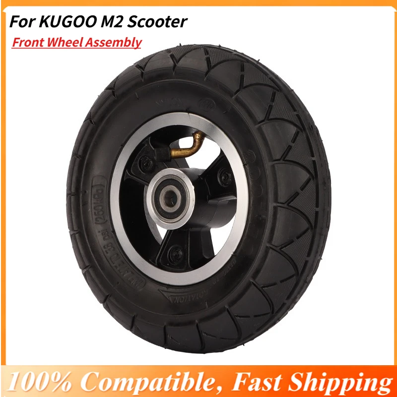 

Полный блок переднего колеса для скутера KUGOO M2, алюминиевая ступица с предварительно установкой шин 200*50, готовая к катанию